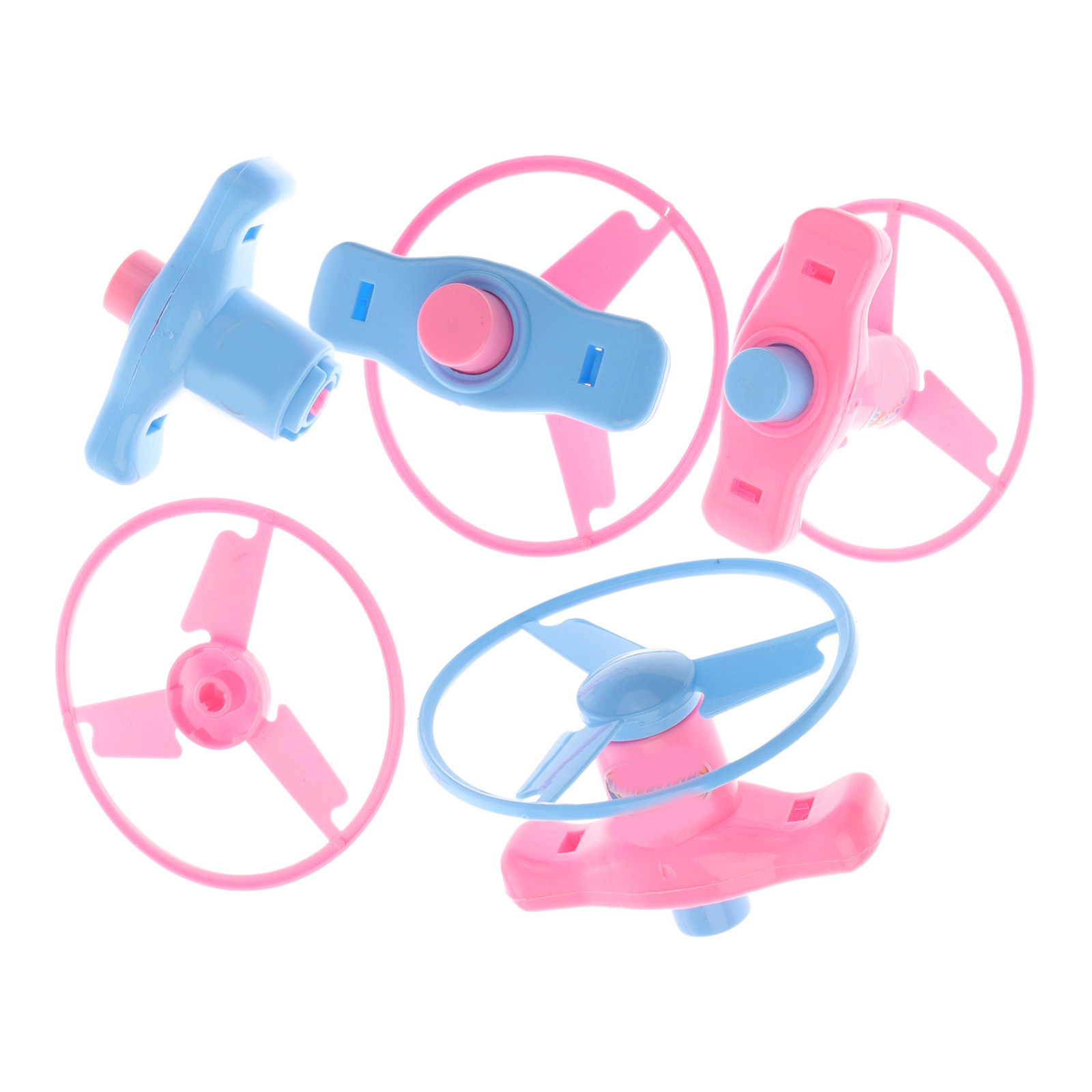 Party Games Easy Kids - 4개입 창의적인 플라잉 소서 회전 게임,