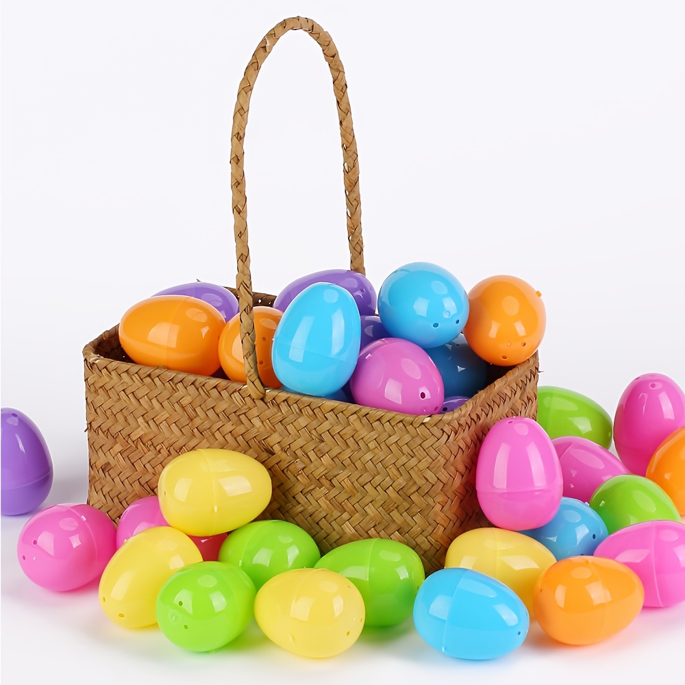 Party Games Easter Egg - 100PCS 플라스틱 부활절 달걀 채울 수