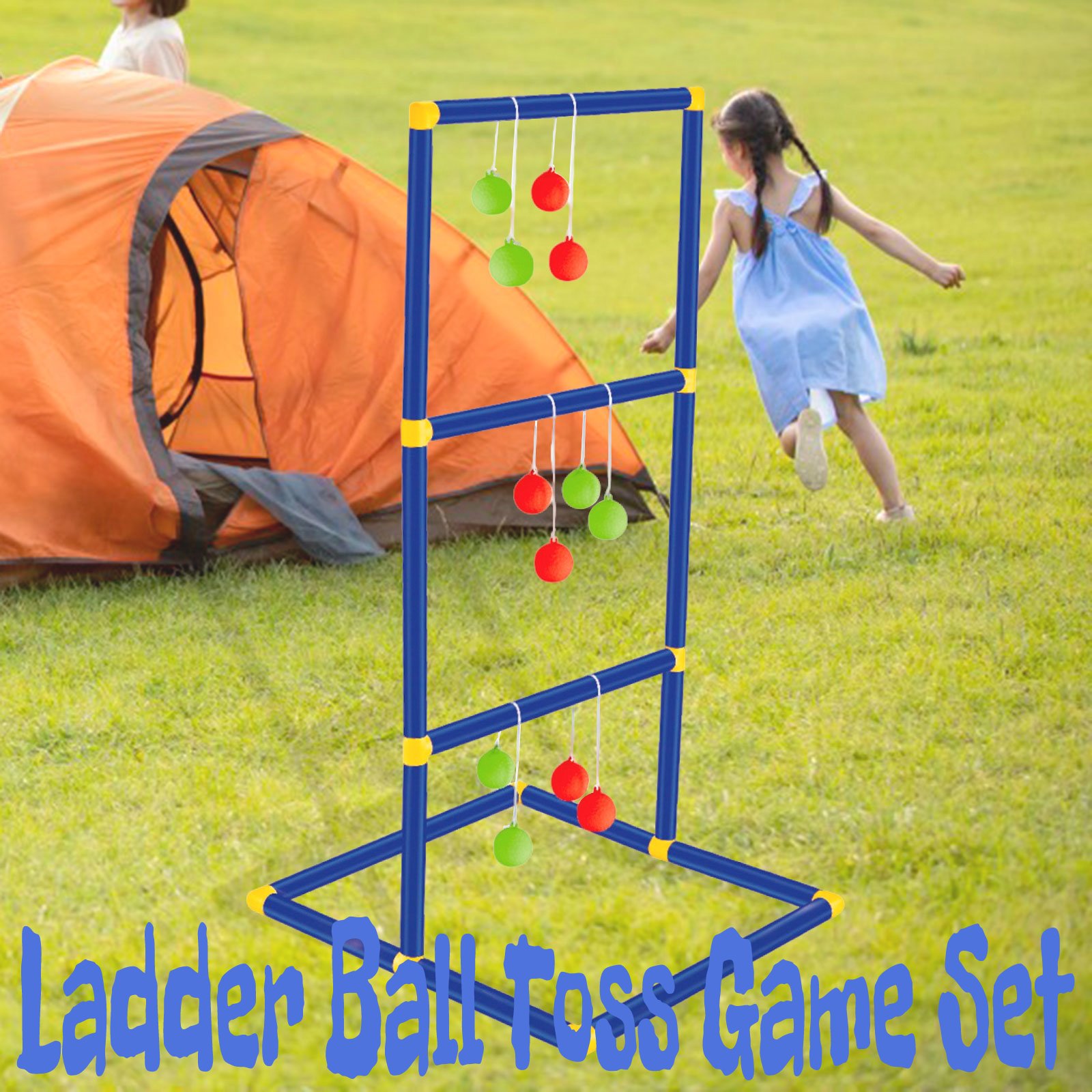 Ladder Toss Set - 사다리 공 던지기 게임 세트 잔디밭