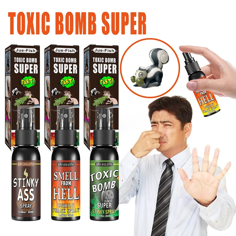 Party Games Bomb - 30ml 방귀 냄새 스프레이 장난 플라스틱