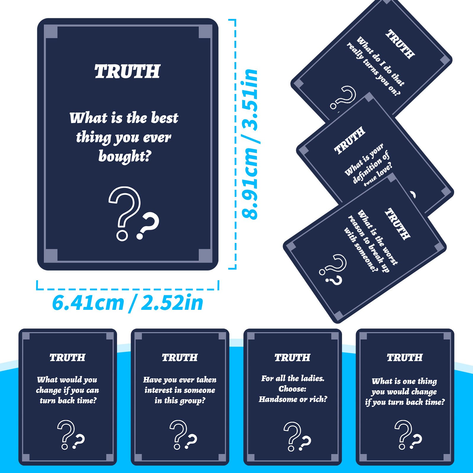 성인을 위한 50Pcs 파티 게임 카드 그룹 아이스브레 - Party Games Group 리뷰 및 가격