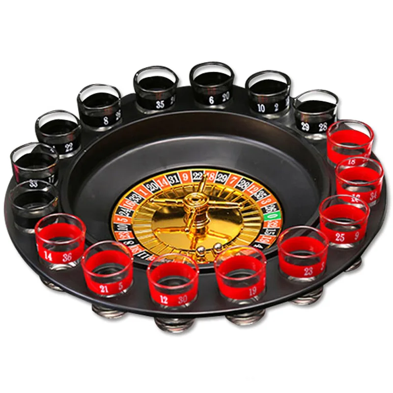 러시안 턴테이블 럭키샷 음주 게임 16샷잔 성인 가족  - Party Games Adults Drinking 리뷰 및 가격