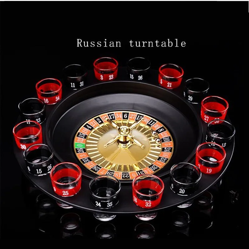 러시안 턴테이블 럭키샷 음주 게임 16샷잔 성인 가족  - Party Games Adults Drinking 리뷰 및 가격