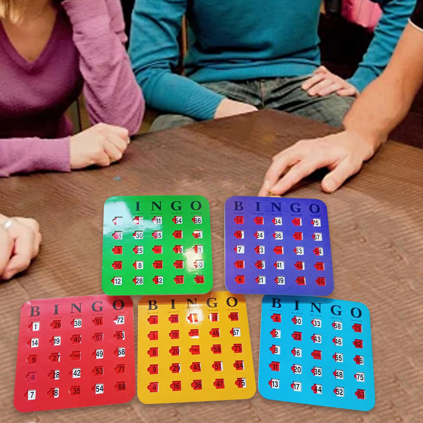 5개입 빙고 게임 카드, 큰 글씨 빙고 카드보드, 손가 - Party Games For Adults Large Group 리뷰 및 가격