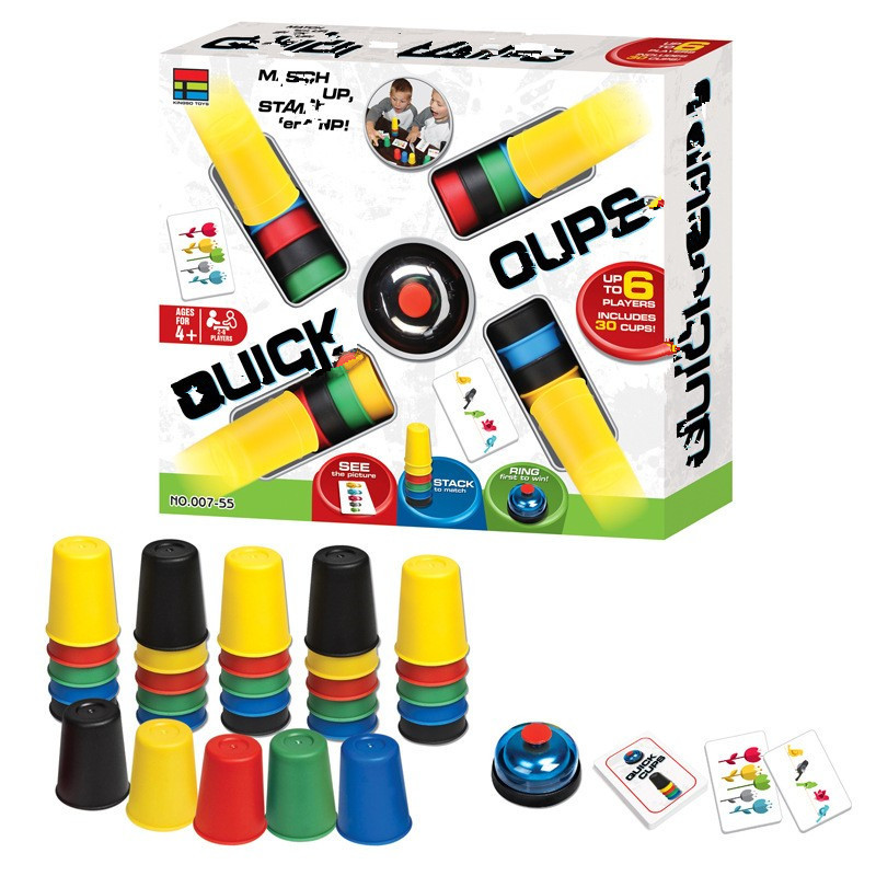 스포츠 스태킹 컵 플라스틱 카드 게임 가족 부모 자녀  - Party Games For 5 Year Olds Indoors 리뷰 및 가격