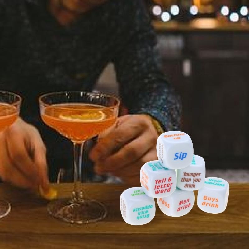 6Pcs 25mm 와인 오지 재미있는 파티 게임 바 파 - Party Games Adults Drinking 리뷰 및 가격