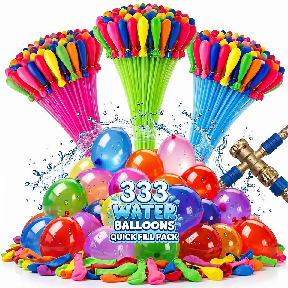 333개 빠른 물 채움 물풍선 셀프타이잉 물폭탄 어린이 - Party Games Bomb 리뷰 및 가격