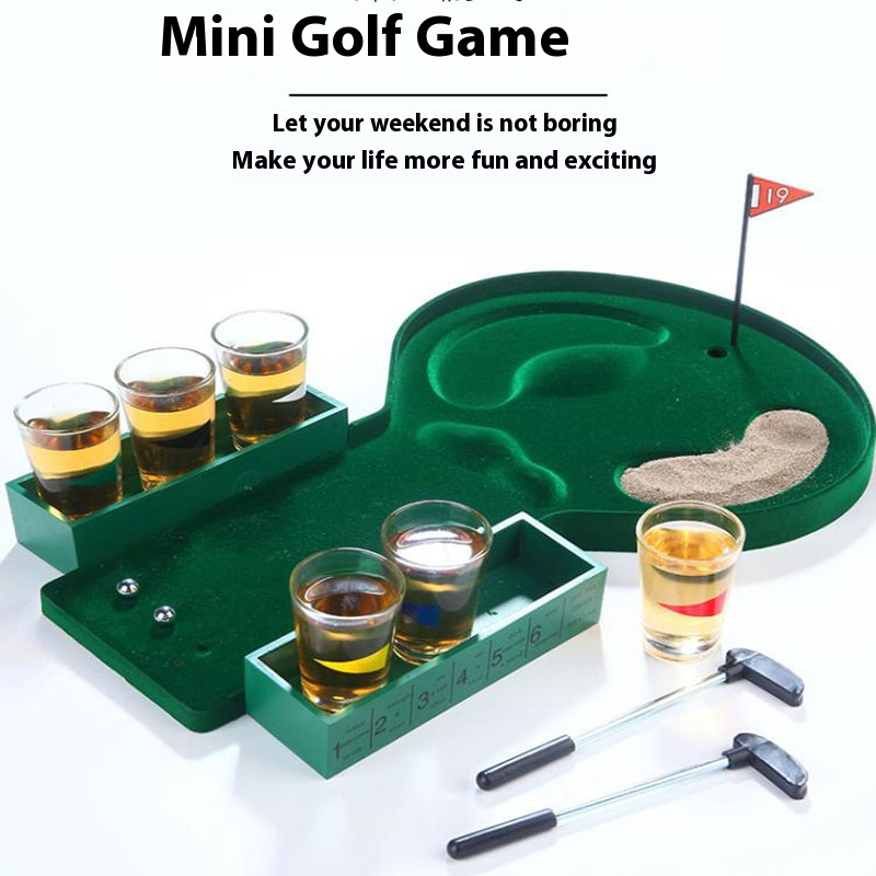 미니 골프 테이블 게임 장난감 바, 멀티플레이어 파티  - Party Games Adults Drinking 리뷰 및 가격