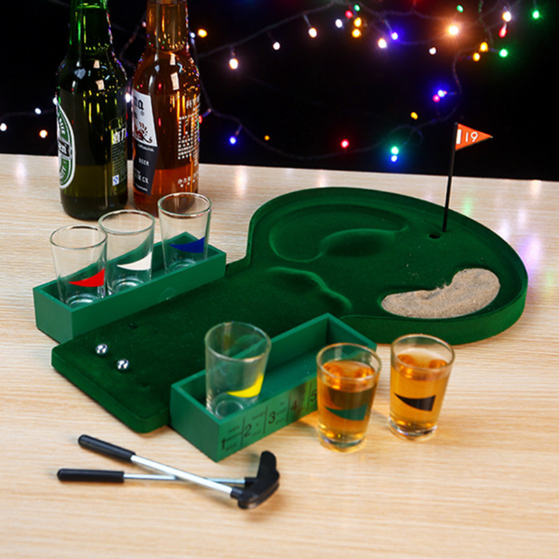 미니 골프 테이블 게임 장난감 바, 멀티플레이어 파티  - Party Games Adults Drinking 리뷰 및 가격