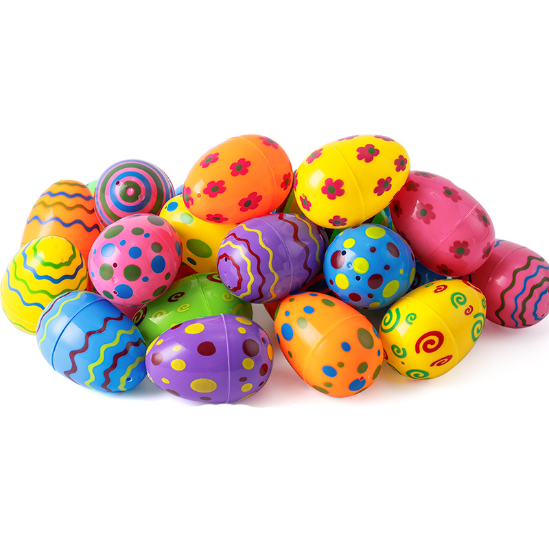 12/24PCS 황금 부활절 달걀 플라스틱 빈 부활절  - Party Games Easter Egg 리뷰 및 가격